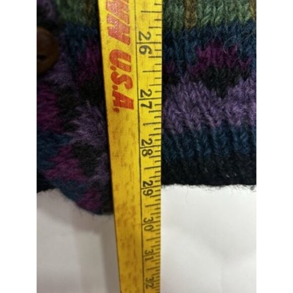 100% Himalayan Wool Sweater Cozy Cottage Vintage Nepal Lost Horizons - Picture 16 of 16